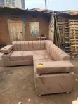 Brand New Solid Sofa Set - 1
