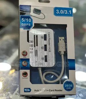 USB Hub with Card Readers - Brand New