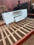 Wood-Mode TV Stand with Drawers and Shelves - 1