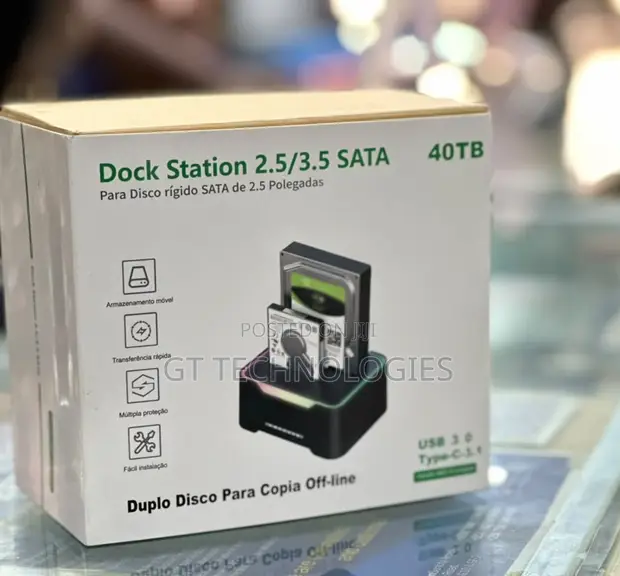 Brand New Universal 2-Bay Docking Station - 1