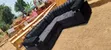 Brand New Black L-Shaped Sofa Set - 1