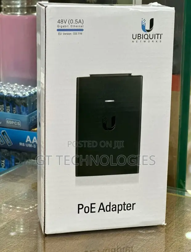 Ubiquiti 48V PoE Adapter / Injector (24W, Gigabit) - 1