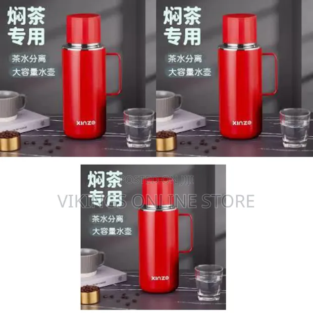 Xinze Stainless Steel Vacuum Insulated Tea Flask - 1