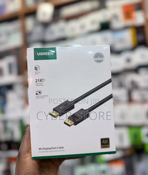 Ugreen 4K DisplayPort Cable (DP to DP) 3m - 1