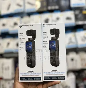 Powerology Lenso Pocket-Sized Gimbal Camera - 4K UHD