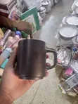 Black Ceramic Cups - 12 Piece Set - 2