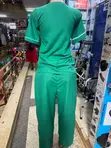 Professional Nurse's Scrub Set - Green, Women's L - 2