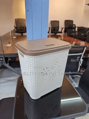 Brand New Plastic Laundry Basket with Handles