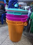 1pc Storage Bucket - 80L Plastic Bucket - 1