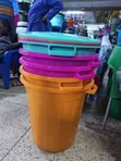 1pc Storage Bucket - 80L Plastic Bucket - 2