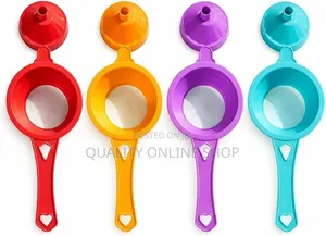 Multipurpose Plastic Kitchen Funnel with Removable Strainer