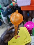 Multipurpose Plastic Kitchen Funnel with Removable Strainer - 2