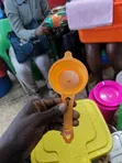 Multipurpose Plastic Kitchen Funnel with Removable Strainer - 5