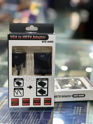 VGA to HDMI Converter Adapter for Laptops, PCs, and TVs