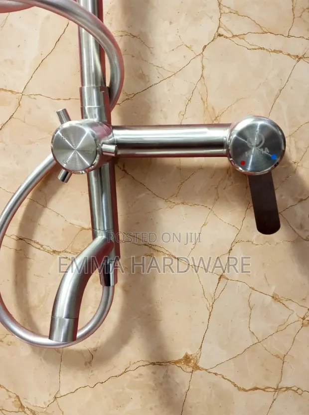 Shower Mixer - Silver, Good Quality - 1