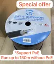 XLT Cat 6 Outdoor UTP Cable 23 AWG Waterproof PVC+PE 305m - 4