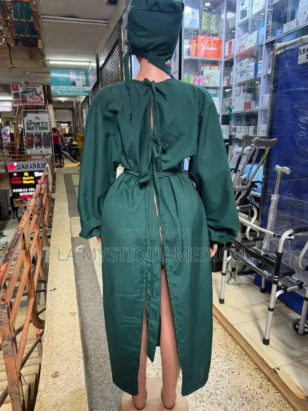 Surgical Gown Set with Head Cap - 1