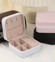 Mini Travel Jewelry Box - Velvet Organizer - 2
