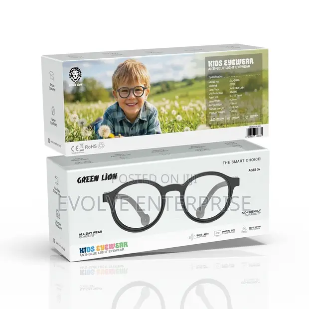 Green Lion Kids Anti-Blue Light Eyewear (Ages 3-12) - 1