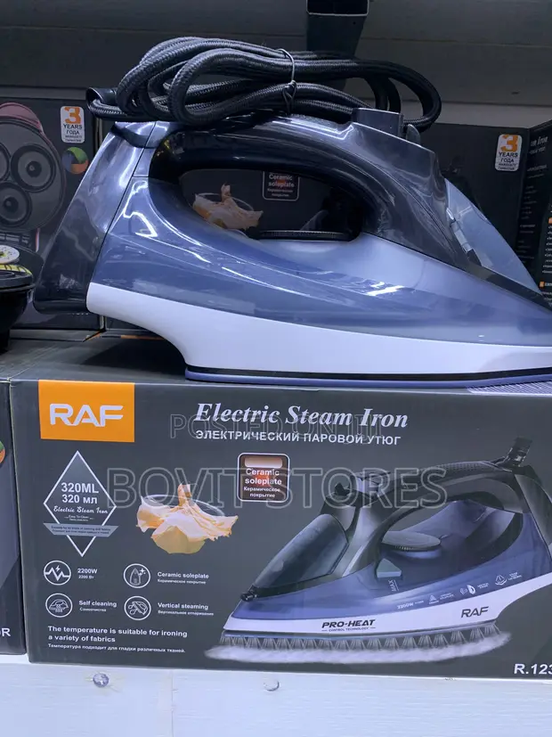 RAF Electric Steam Iron - 1