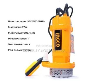 Ingco Submersible Water Pump 370W (0.5HP) SPC3708