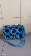 Crochet Circle Loop Bag - 1