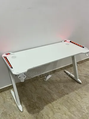 Brand New Gaming Table with LED Lights & Cable Management