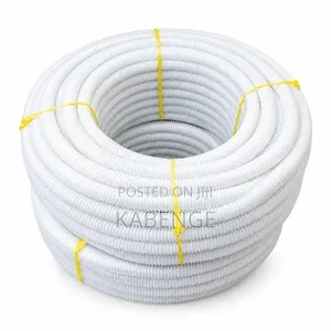 Flexible White Corrugated PVC Electrical Conduit Pipe Roll