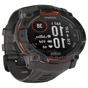 Garmin Instinct 3 50mm Solar Smartwatch - Black