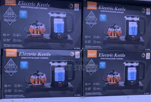 2 Electric Kettles with 360 Degree Rotation Base