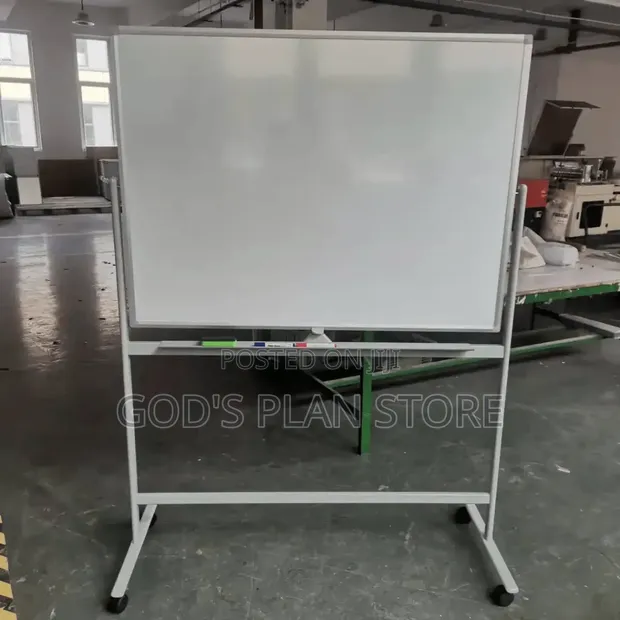 Aluminum Frame Whiteboard with Stand (90x120cm) - 1
