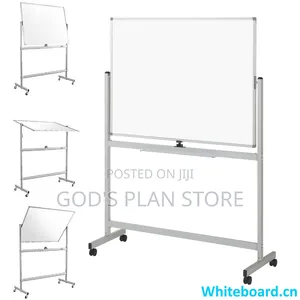 Rolling Magnetic Whiteboard with Stand (60x90cm)