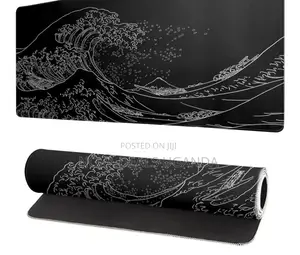 Brecoy Japanese Sea Wave Large Gaming Mouse Pad 3mm Thick
