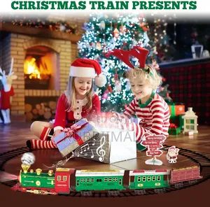 Kids Retro Electric Steam Train Model (Battery Operated)