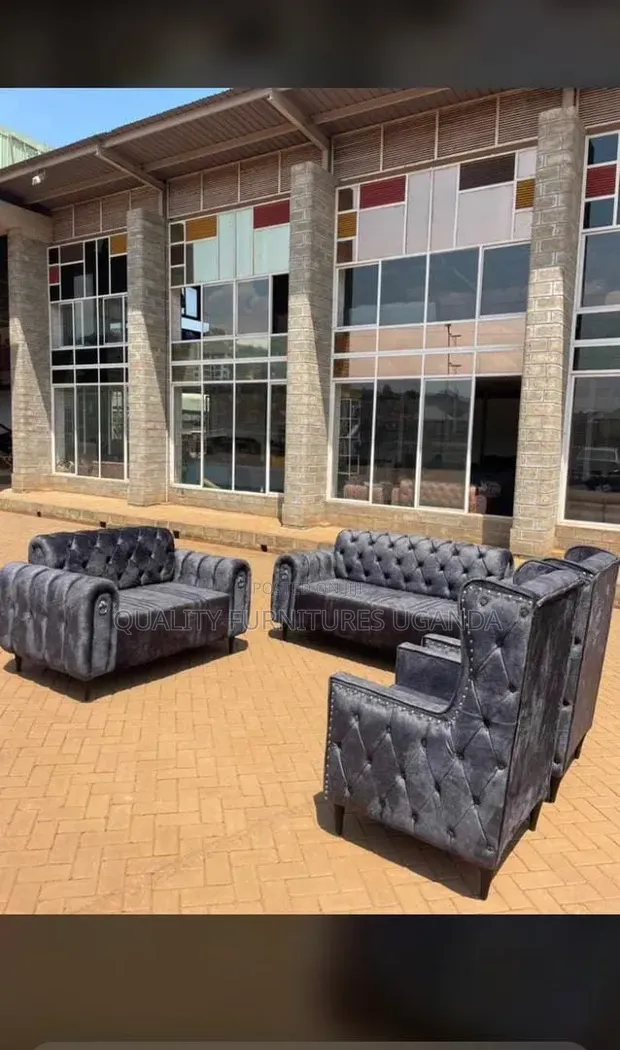 7 Seater Ethiopian Design Sofa Set - 1