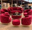 7 Seater Ethiopian Design Sofa Set - 2