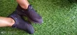 Nike Slip-On Sneakers - Black Mesh, Breathable - 5