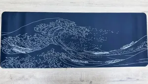Brecoy Japanese Sea Wave Large Gaming Mouse Pad