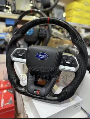 Subaru Aftermarket Steering Wheel - Carbon Fiber Finish
