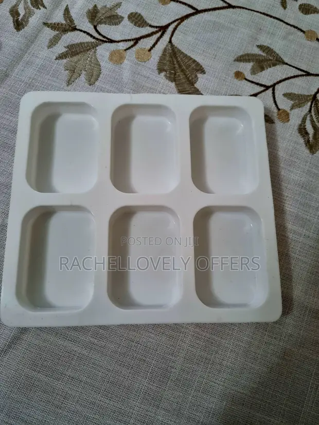 Food Grade Silicone Soap Molds, 6 Cavities - 1
