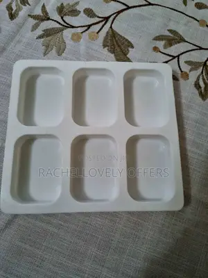 Food Grade Silicone Soap Molds, 6 Cavities
