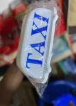 Illuminated Taxi Roof Sign Light Box - Blue TAXI - 1