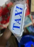 Illuminated Taxi Roof Sign Light Box - Blue TAXI - 2