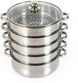 5 Layer Food Steamer - Stainless Steel - 1