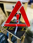 Pair of Emergency Warning Triangles with Exclamation Mark - 2