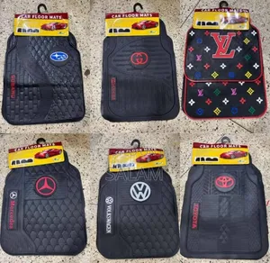 Universal Branded Car Floor Mats Set