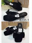 Ladies Classy Heels Collection: Mesh Bow & Studded Sling Back - 1