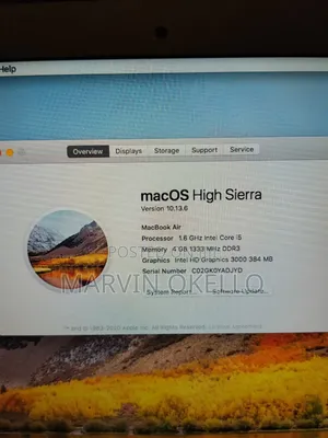 Apple MacBook Laptop - Intel Core i5, 4GB RAM, 140GB SSD