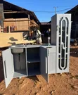 Modern Grey Sink Cabinet Stand - 2