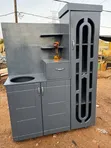 Modern Gas Cabinet Stand - 2
